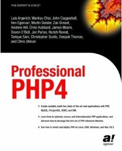Professional PHP4 book cover